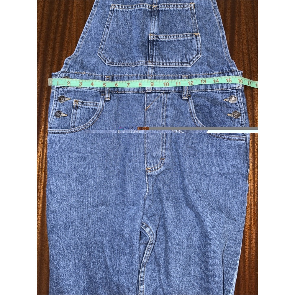 We The Free by Free People Ziggy Denim Overalls Women's Size Small Medium Wash - Picture 6 of 10